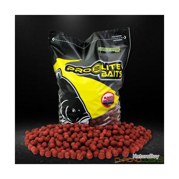 Bouillettes Pro Elite Baits Bloody Mulberry 20mm 2.5kg