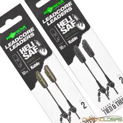 Montage Korda Kable Leadcore Leader Heli Safe 50cm (par 2) Weed Silt