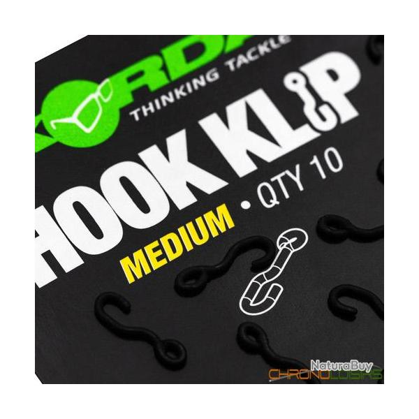 Crochet Korda Hook Klip Medium (par 10)