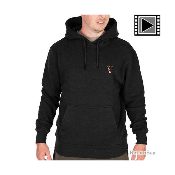 Sweat Fox Collection Hoody Black Orange