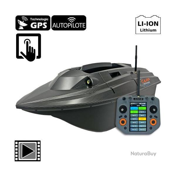 Bateau Amorceur Carp Design V80 Evo+ GPS Carbon