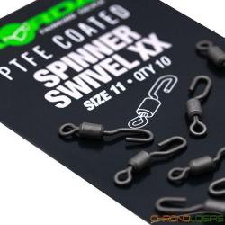 Emerillon Korda PTFE Spinner Swivel XX T11 (par 10)