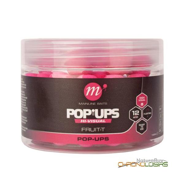 Pop Ups Mainline Fluo High Visual Fruit-T 12mm 150ml