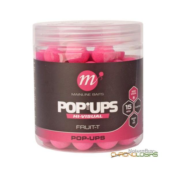 Pop Ups Mainline Fluo High Visual Fruit-T 15mm 250ml