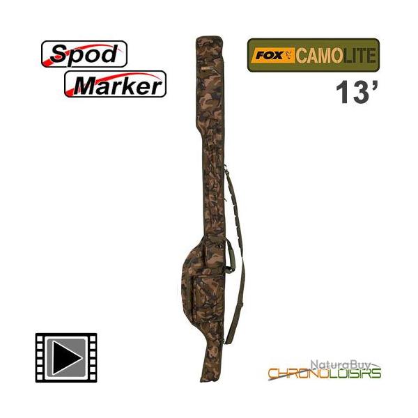 Fourreau Fox Camolite Double Spod Rod Jacket 2 cannes 13'