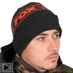 Bonnet Fox Collection Beanie Black/Orange