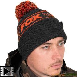 Bonnet Fox Collection Bobble Black/Orange