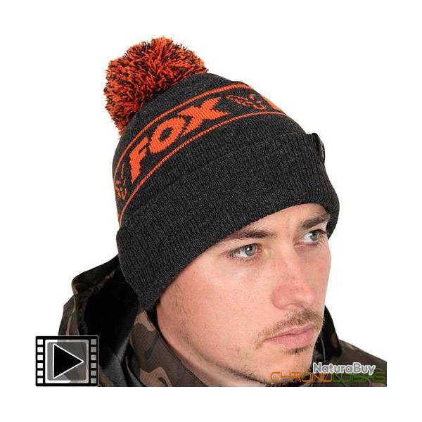 Bonnet Fox Collection Bobble Black/Orange