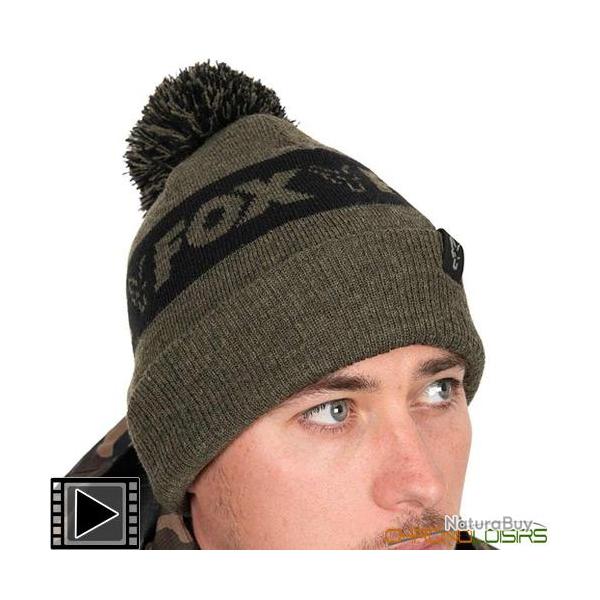 Bonnet Fox Collection Bobble Green/Black