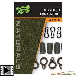 Kit Montage Fox Edges Naturals Standard Run Ring Kit (par 8)