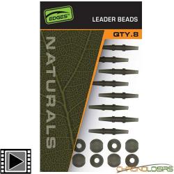 Perle Fox Edges Naturals Leader Beads (par 8)