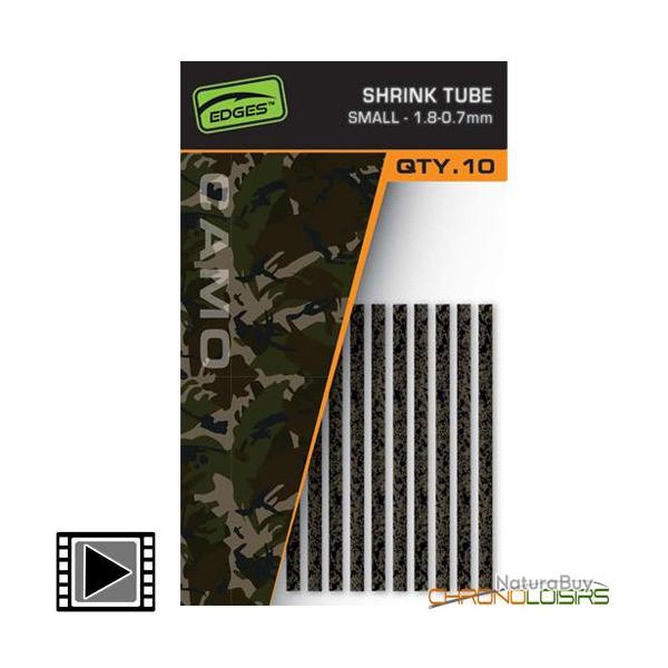 Gaine Thermo Rtractable Fox Edges Camo Shrink Tube S 1.8-0.7mm (par 10)