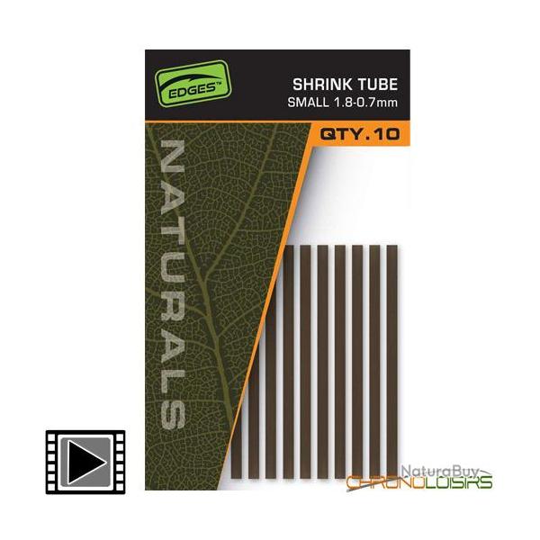 Gaine Thermo Rtractable Fox Edges Naturals Shrink Tube S 1.8-0.7mm (par 10)