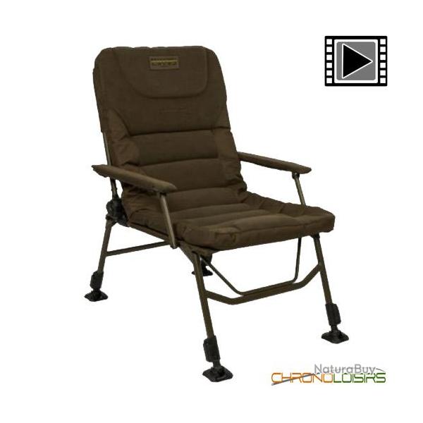 Level Chair Avid Carp Benchmark Leveltech Hi-Back Recliner