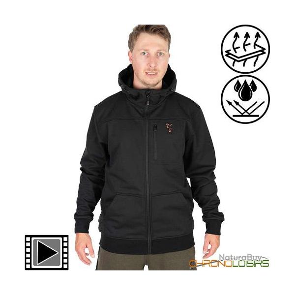 Veste Fox Collection Soft Shell Black Orange