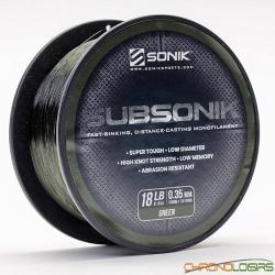 Nylon Sonik Subsonik Green 1200m 0.31mm