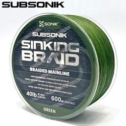 Tresse Sonik Subsonik Sinking Braid 600m 0.20mm 40lbs