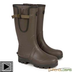 Bottes Fox Neoprene Lined Camo Khaki Rubber Boot