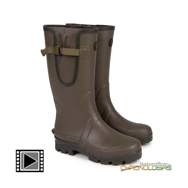 Bottes Fox Neoprene Lined Camo Khaki Rubber Boot