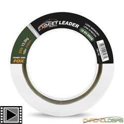 Shock Leader Fox Exocet Pro Leader Low vis Green 100m 0.50mm