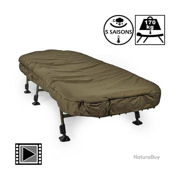 Bed Chair Avid Carp Benchmark Ultra STD System 6 pieds 5 saisons