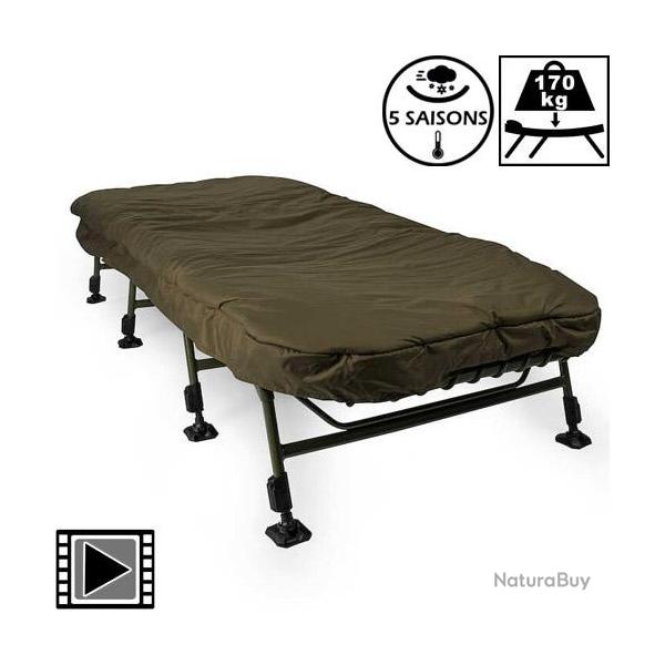 Bed Chair Avid Carp Benchmark Ultra X System 8 pieds 5 saisons