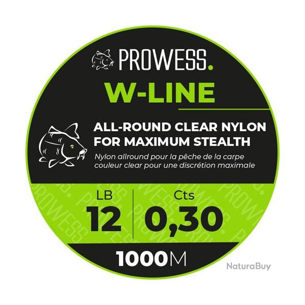 Nylon Prowess W-Line Clear 1000m 0.30mm