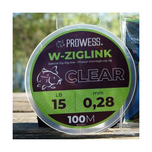 Nylon Prowess W-Ziglink 100m 0.22mm