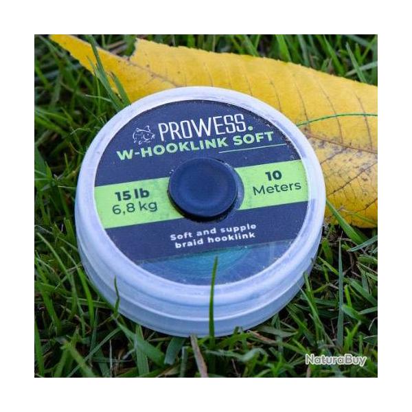 Tresse Prowess W-Hooklink Soft 10m 15lbs