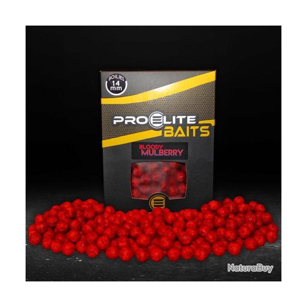 Bouillettes Pro Elite Baits Gold Bloody Mulberry 14mm 1kg