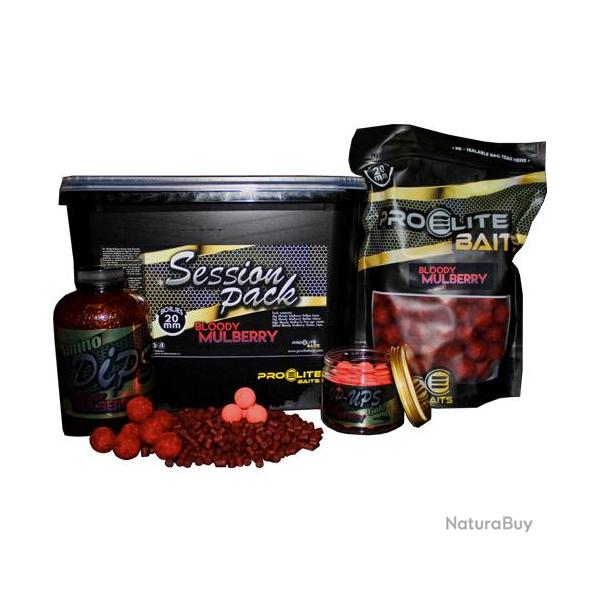 Pack Session Pro Elite Baits Gold Bloody Mulberry