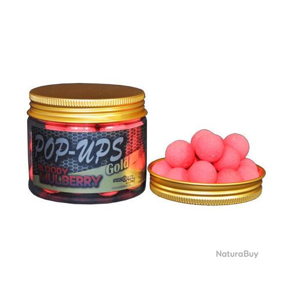 Pop Ups Pro Elite Baits Gold Bloody Mulberry Pink 14mm 150ml