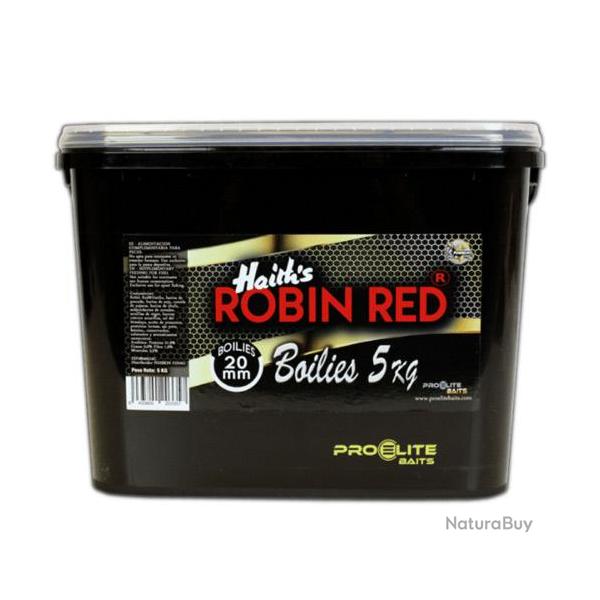 Bouillettes Pro Elite Baits Gold Robin Red 20mm 5kg