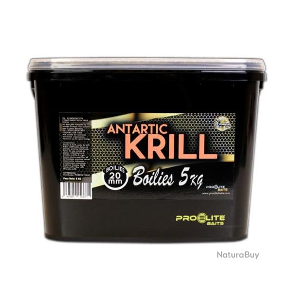 Bouillettes Pro Elite Baits Gold Antartic Krill 20mm 5kg