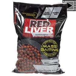 Bouillettes Starbaits PC Red Liver Mass Baiting 14mm 3kg