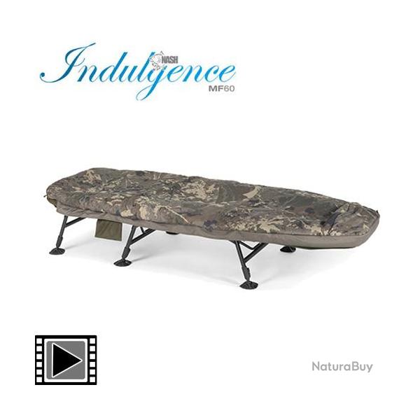 Bed Chair Nash Indulgence HD40 SS 6 pieds 4 saisons Camo