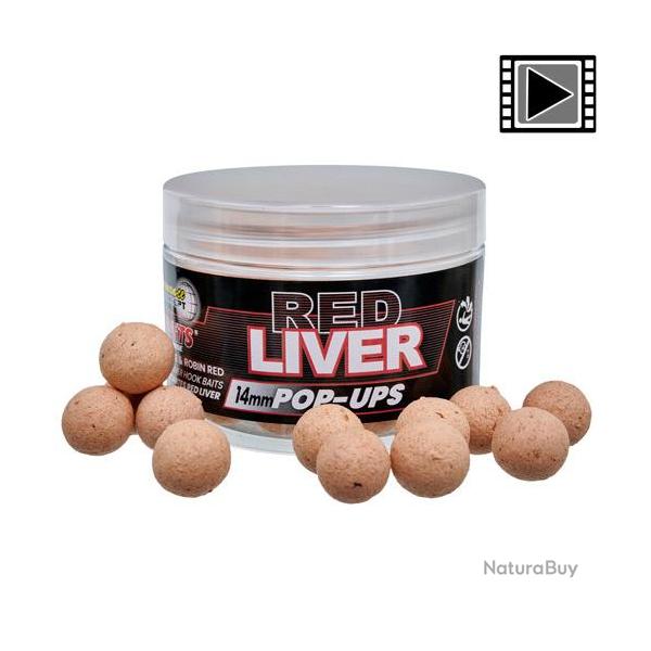 Pop Ups Starbaits PC Red Liver 14mm 50g