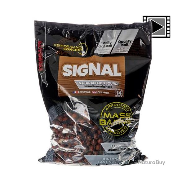 Bouillettes Starbaits PC Signal Mass Baiting 14mm 3kg