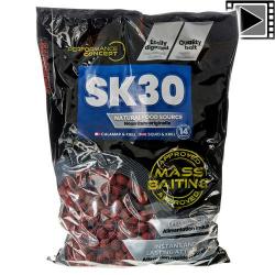 Bouillettes Starbaits PC SK30 Mass Baiting 14mm 3kg