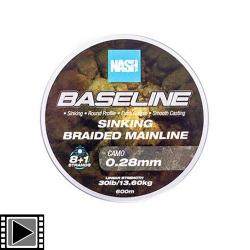 Tresse Nash Baseline Coulante Camo 600M 0.20mm