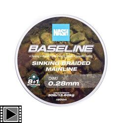 Tresse Nash Baseline Coulante Camo 1200M 0.20mm