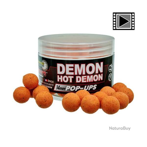 Pop Ups Starbaits PC Hot Demon 14mm 50g