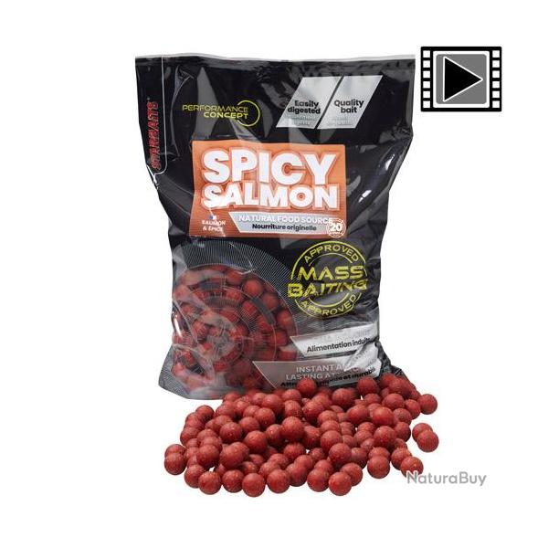 Bouillettes Starbaits PC Spicy Salmon Mass Baiting 20mm 3kg