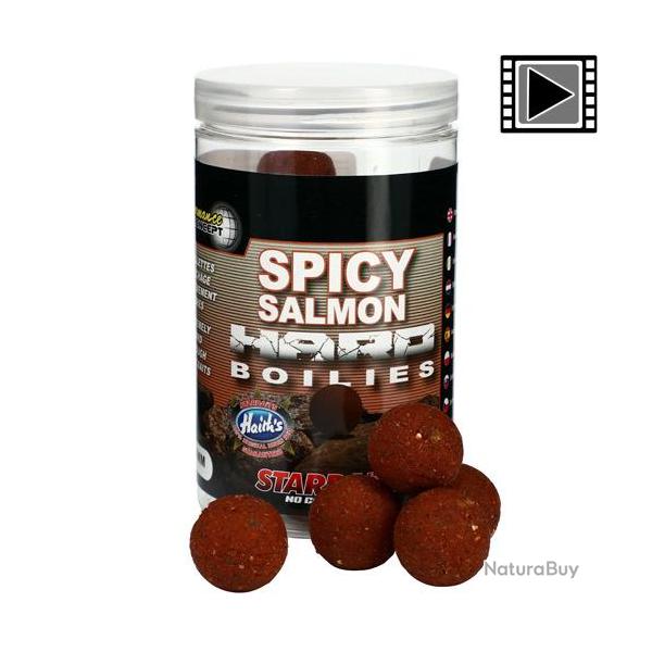 Bouillettes Starbaits PC Spicy Salmon Hard Baits 20mm 200g