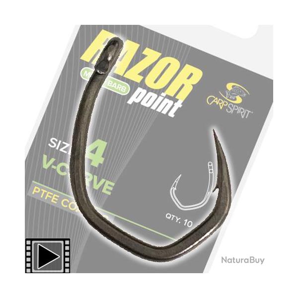 Hameon Carp Spirit Razor V-Curve (par 10) n 4