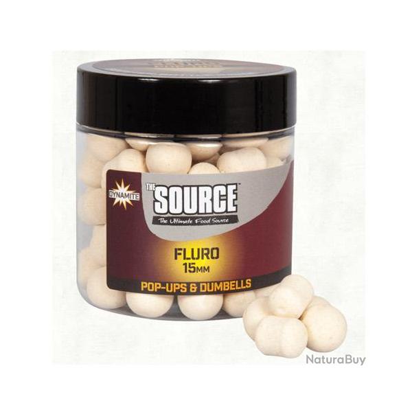 Pop Ups & Dumbells Dynamite Baits The Sourse White Fuoro 15mm