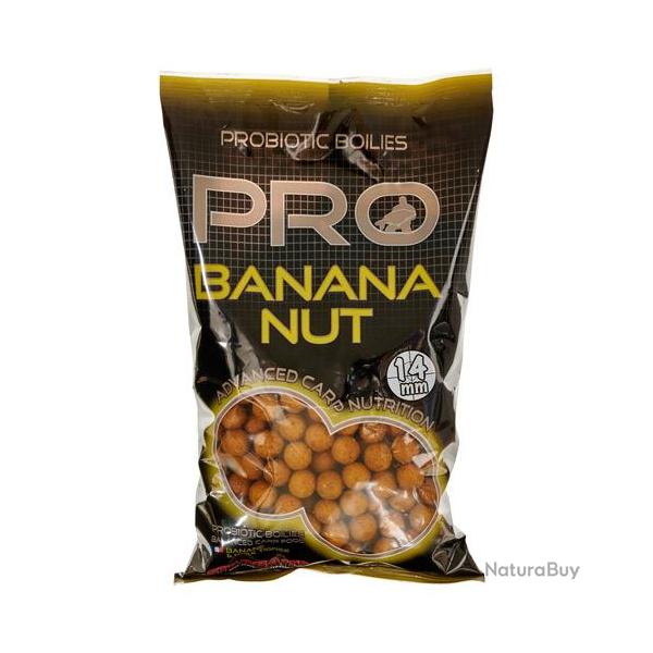 Bouillettes Starbaits Probiotic Banana Nut 14mm 800g