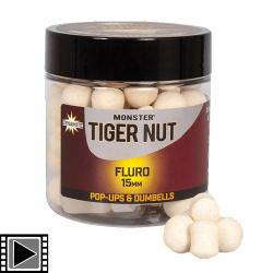 Pop Ups & Dumbells Dynamite Baits Monter Tiger Nut White Fuoro 15mm