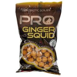 Bouillettes Starbaits Probiotic Ginger Squid 20mm 800g