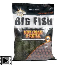 Bouillettes Dynamite Baits Hot Crab & Krill 15mm 1.8kg